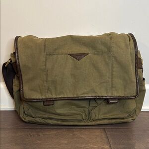 Fossil Olive Green Messenger Bag